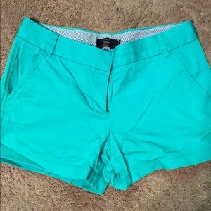 Green JCrew Shorts